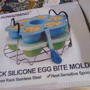 Egg Bite Mold Fits 5, 6, 8 qt Pressure Cooker, Sous Vide Egg Bite Maker,